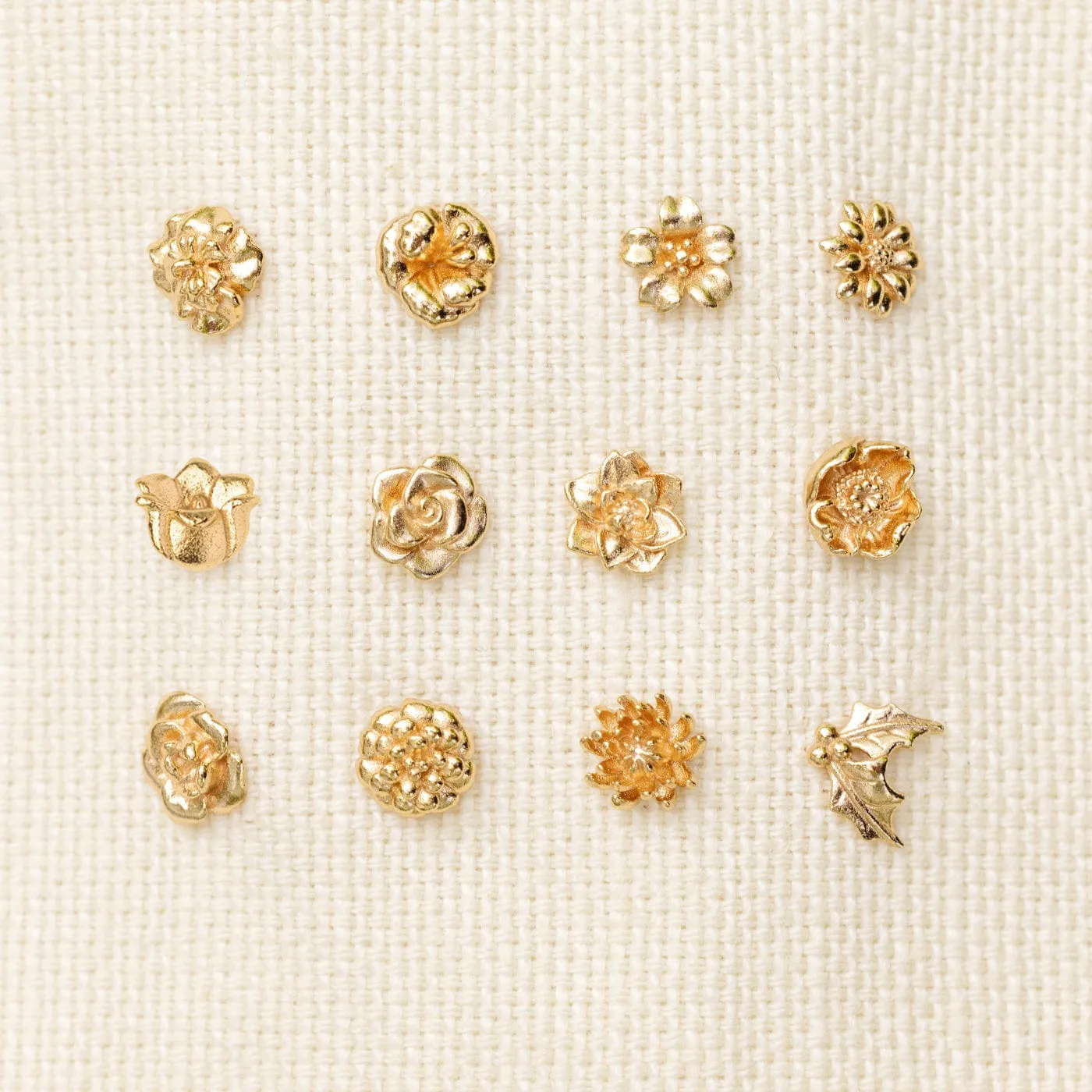 May Birth Flower Stud Earrings