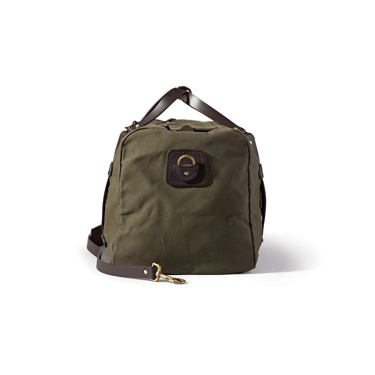 Medium Rugged Twill Duffle Bag, Otter Green