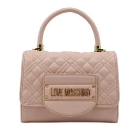 Mini Borsa a Mano LOVE MOSCHINO linea Quilted Tab color Cipria