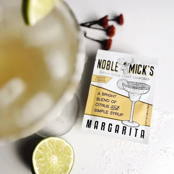 Noble Micks Single Serve Margarita Mix ~ 2 Flavors