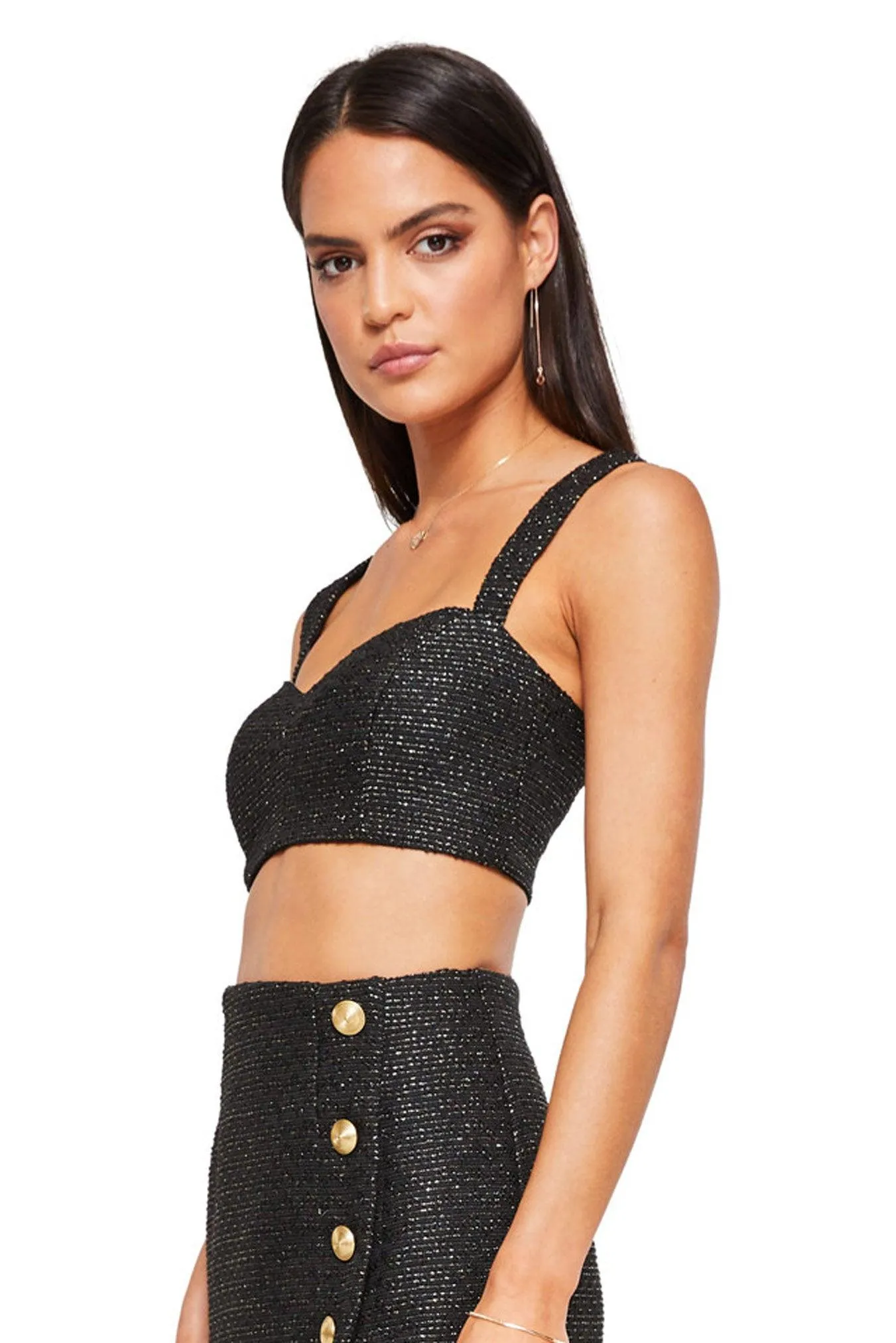 Nookie Queen Crop - Black