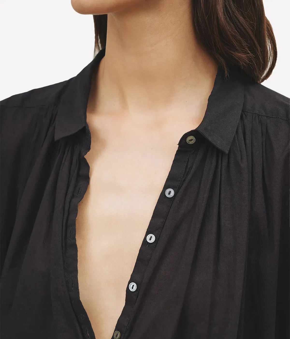 Normandy Blouse in Black