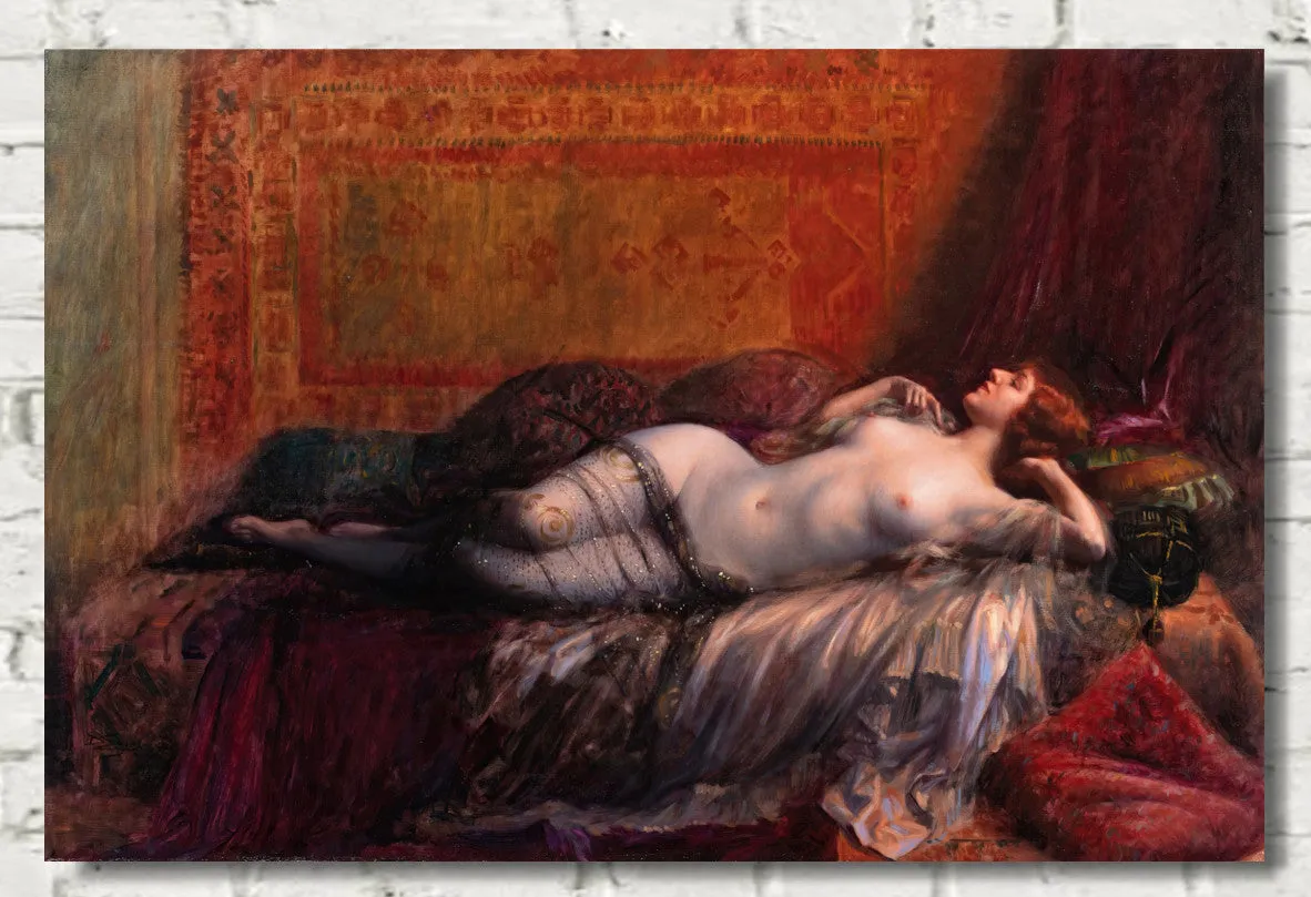 Odalisque, reclining nude, Delphin Enjolras