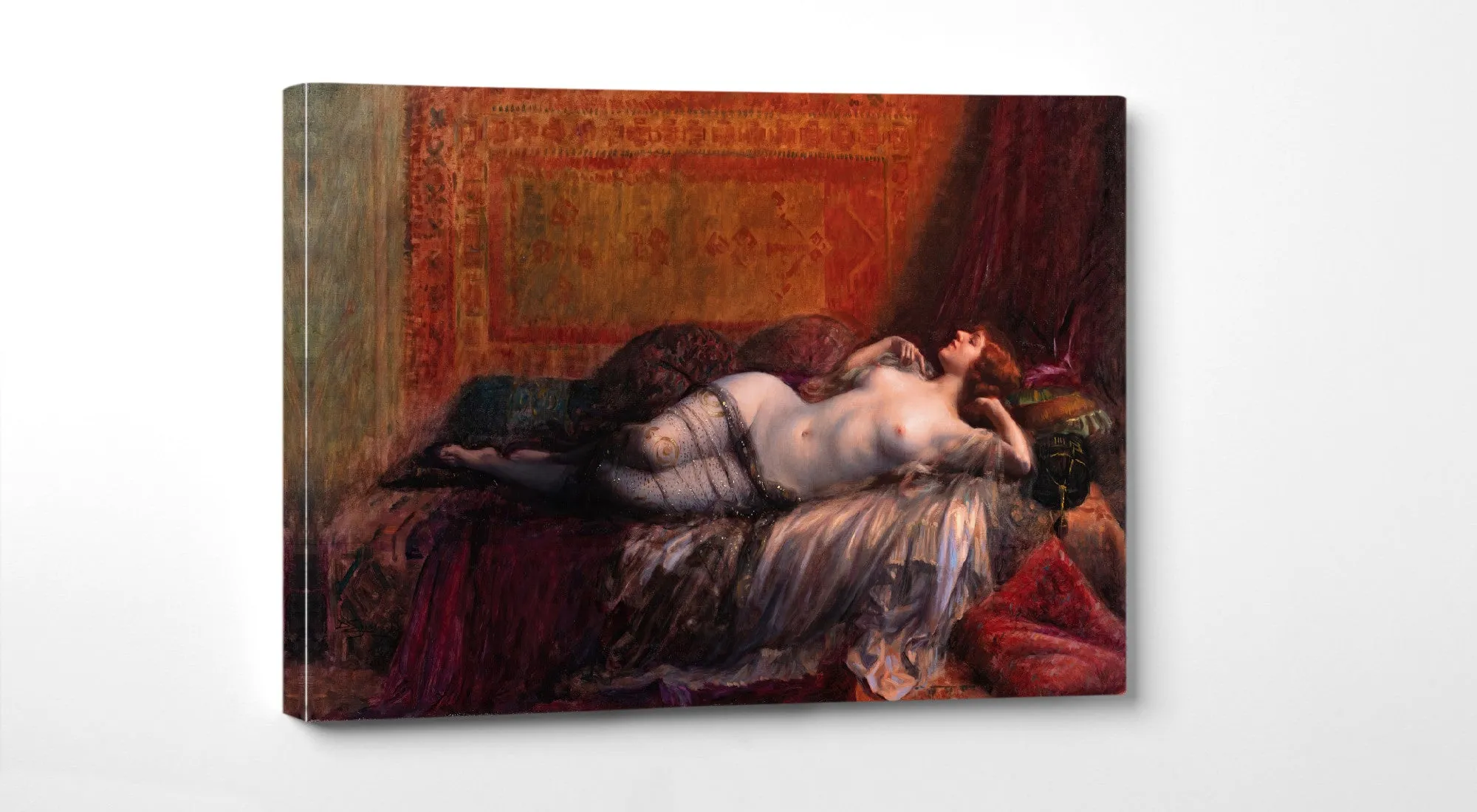 Odalisque, reclining nude, Delphin Enjolras