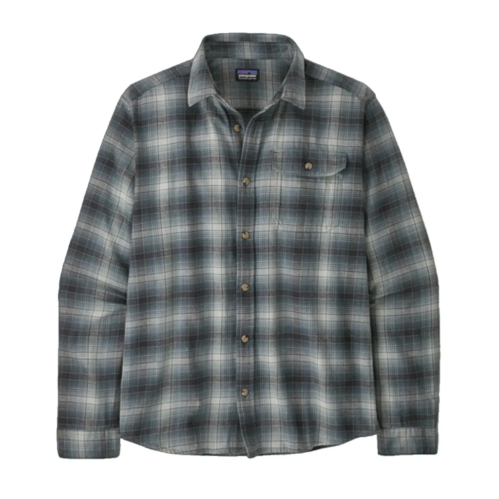 Patagonia Men's Long Sleeve Cotton in Conversion Lightweight Fjord Flannel Shirt - Past Season