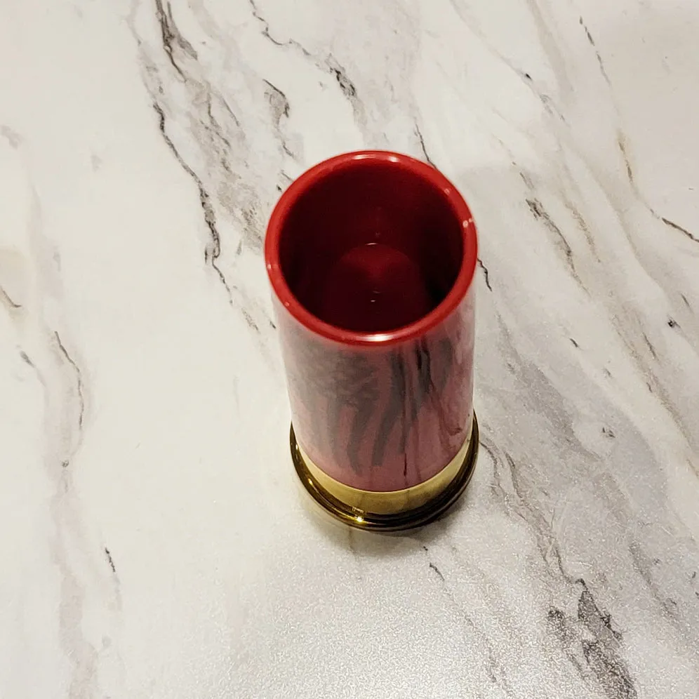 Personalized Shotgun Shell Shot Glass - Engraved 12 Gauge Shot Glass