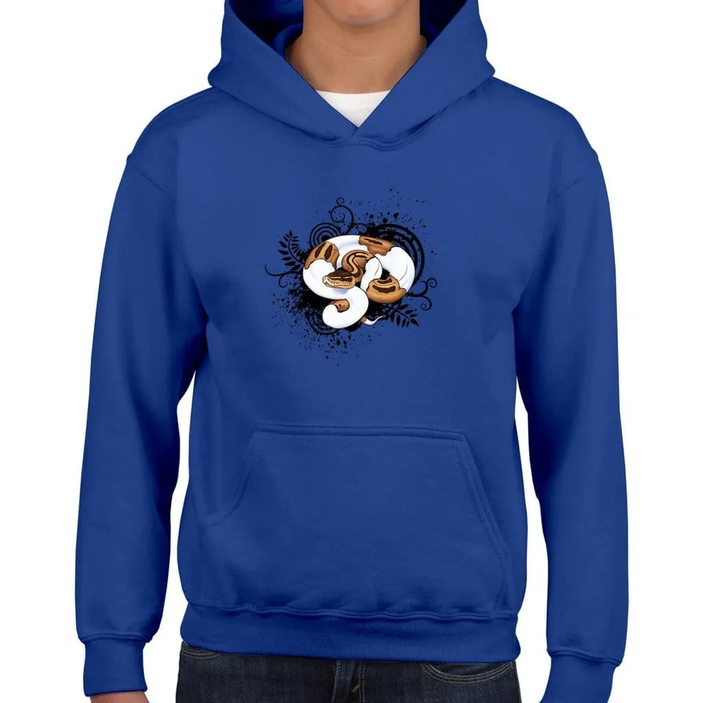 Pied Ball Python Youth Hoodie