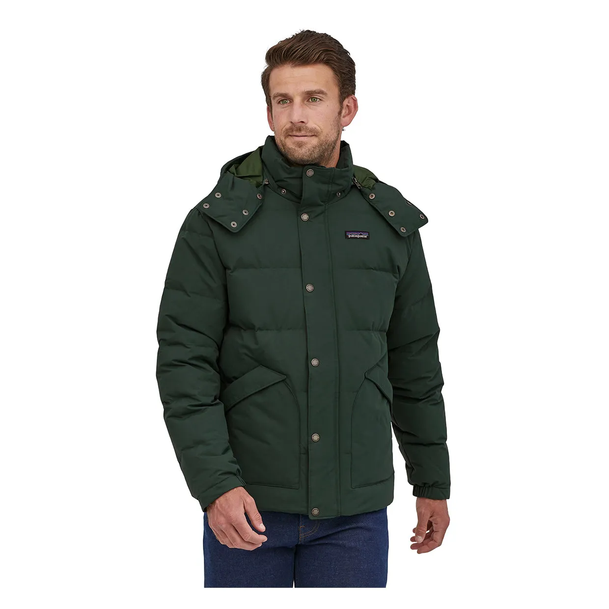 Piumino Patagonia Downdrift Jacket Verde