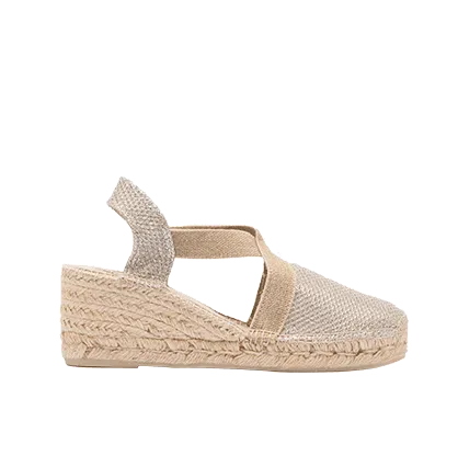 Platinum wedge Triton  espadrille