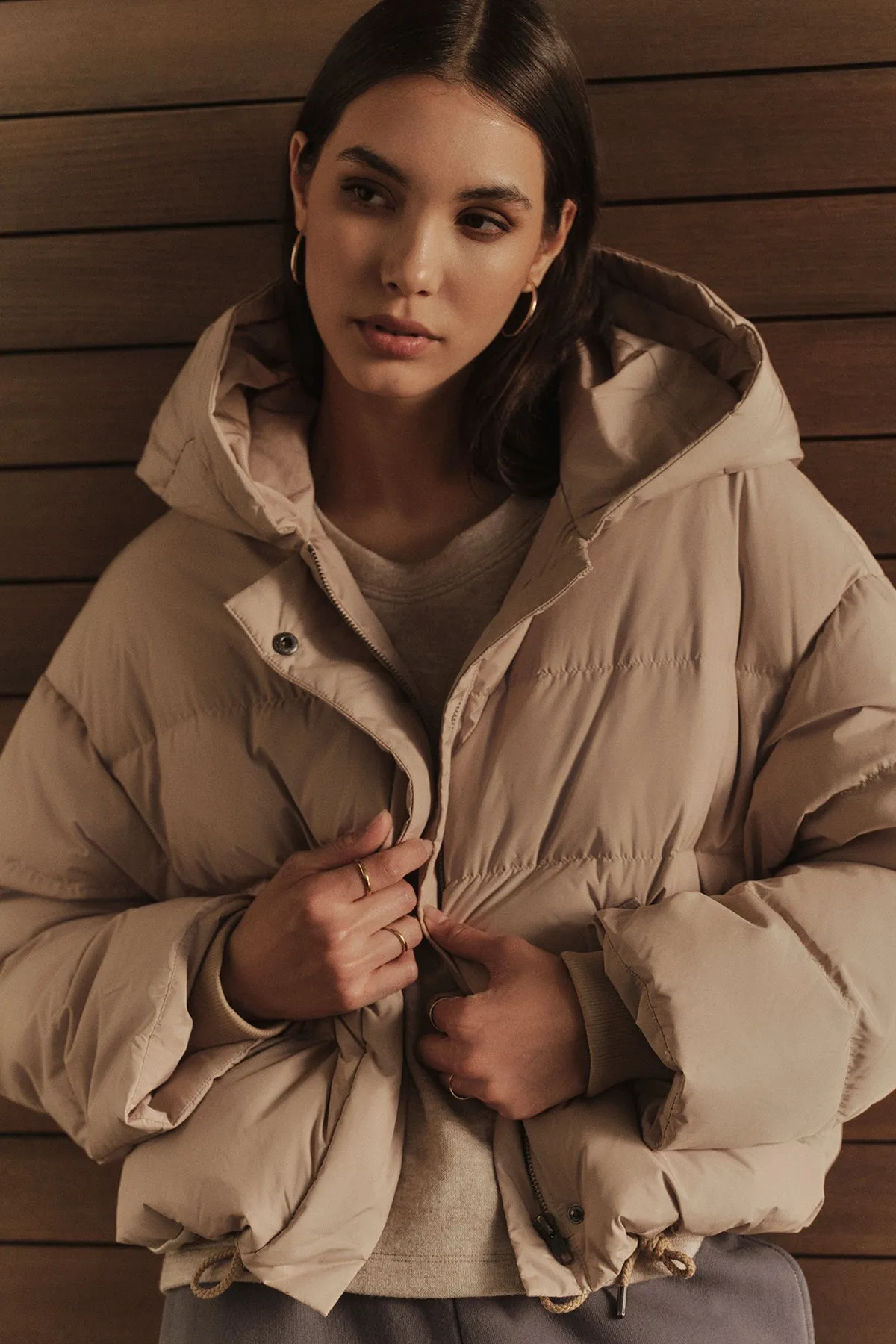 RAYLIN CROPPED PUFFER JACKET