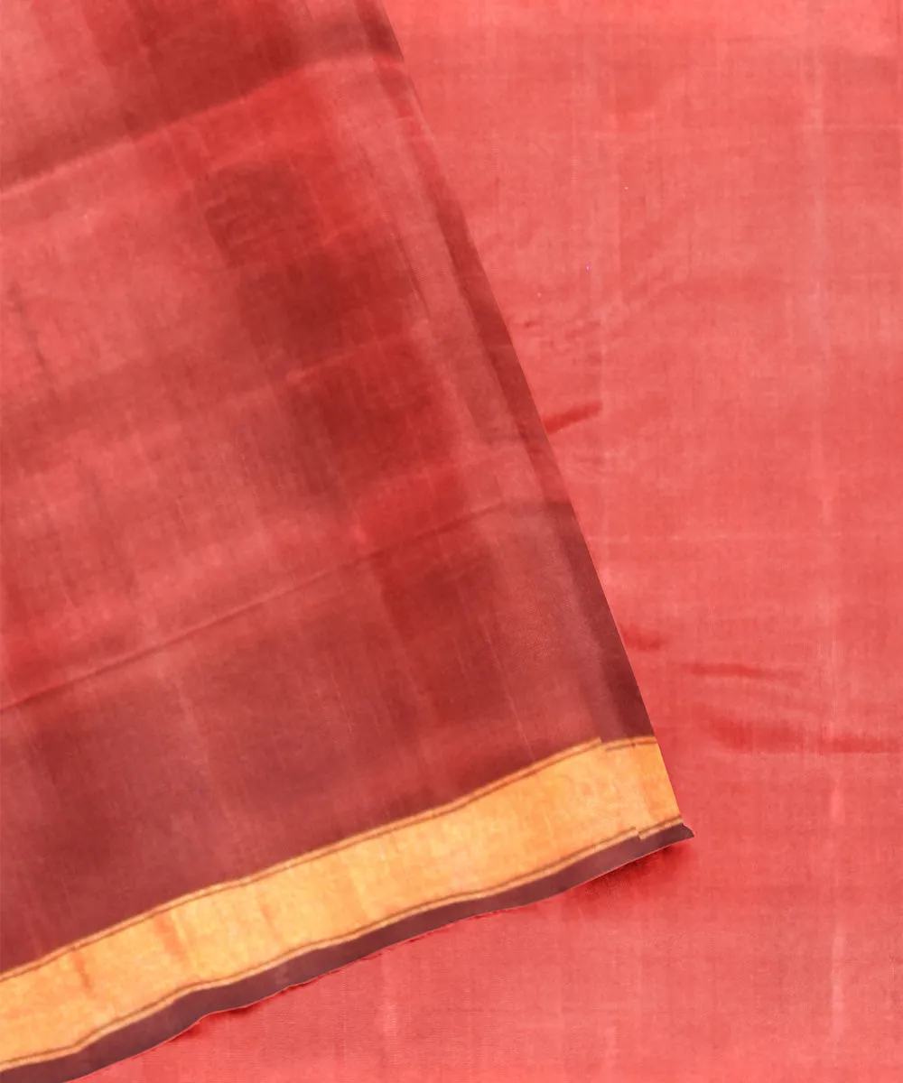 Red silk handloom patola saree