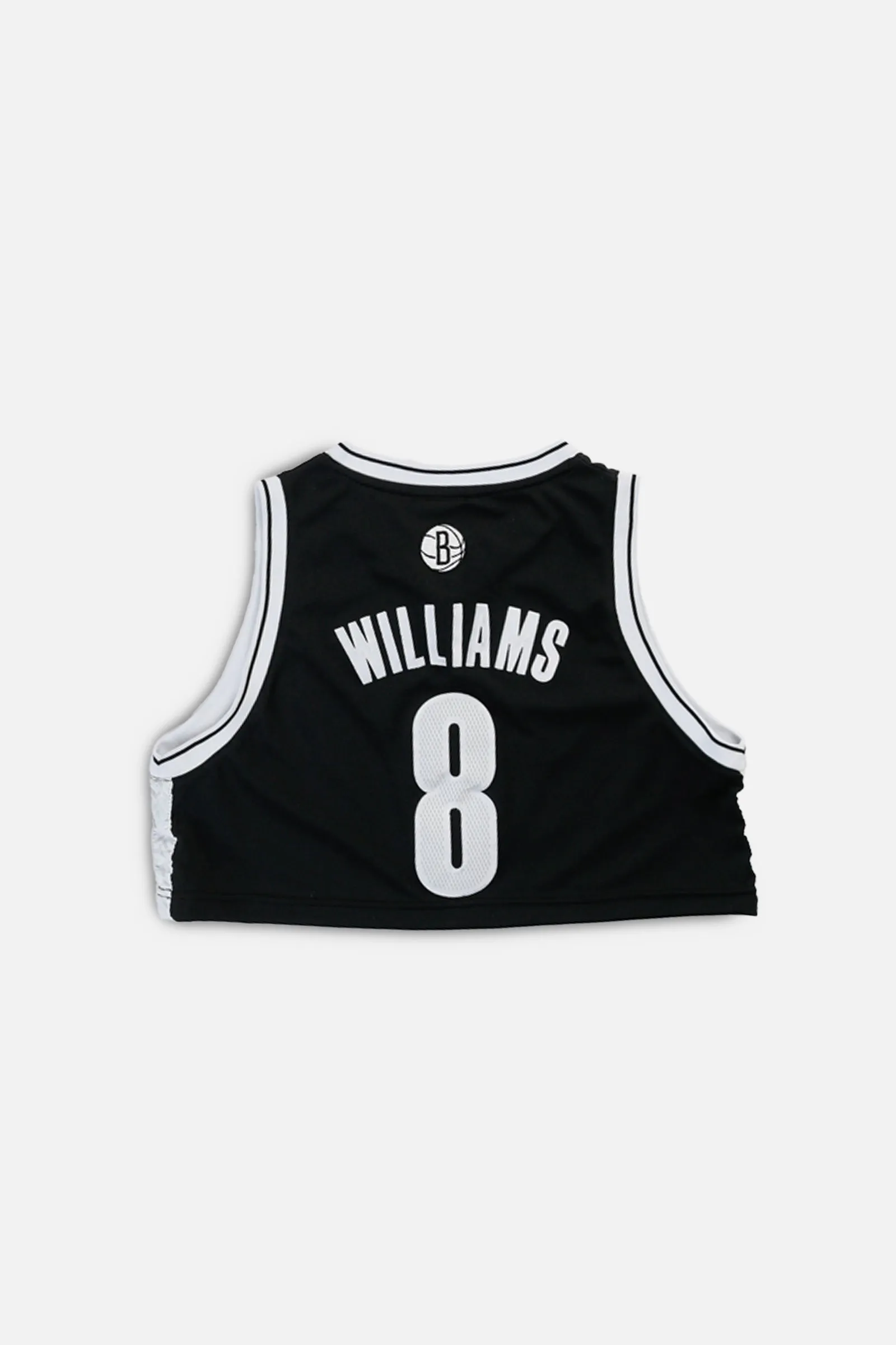 Rework Brooklyn Nets NBA Crop Jersey - S