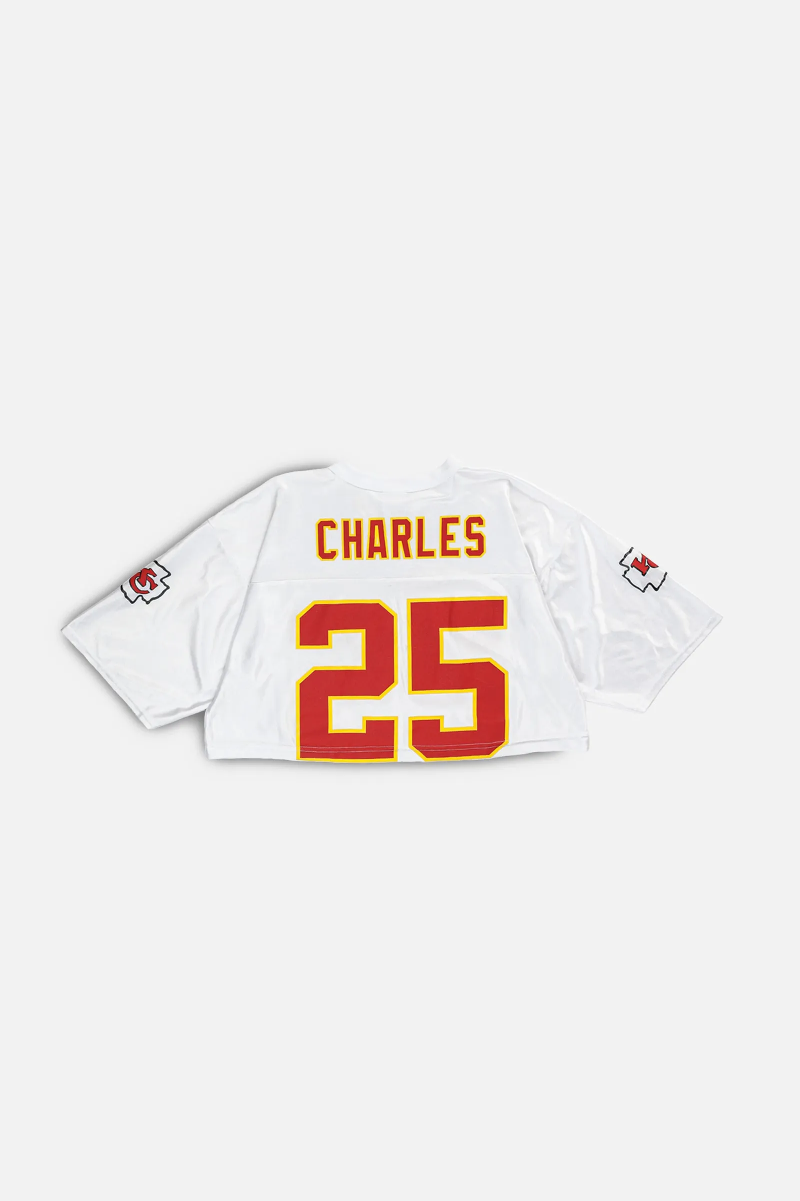 Rework Crop Kansas City Chiefs NFL Jersey - L