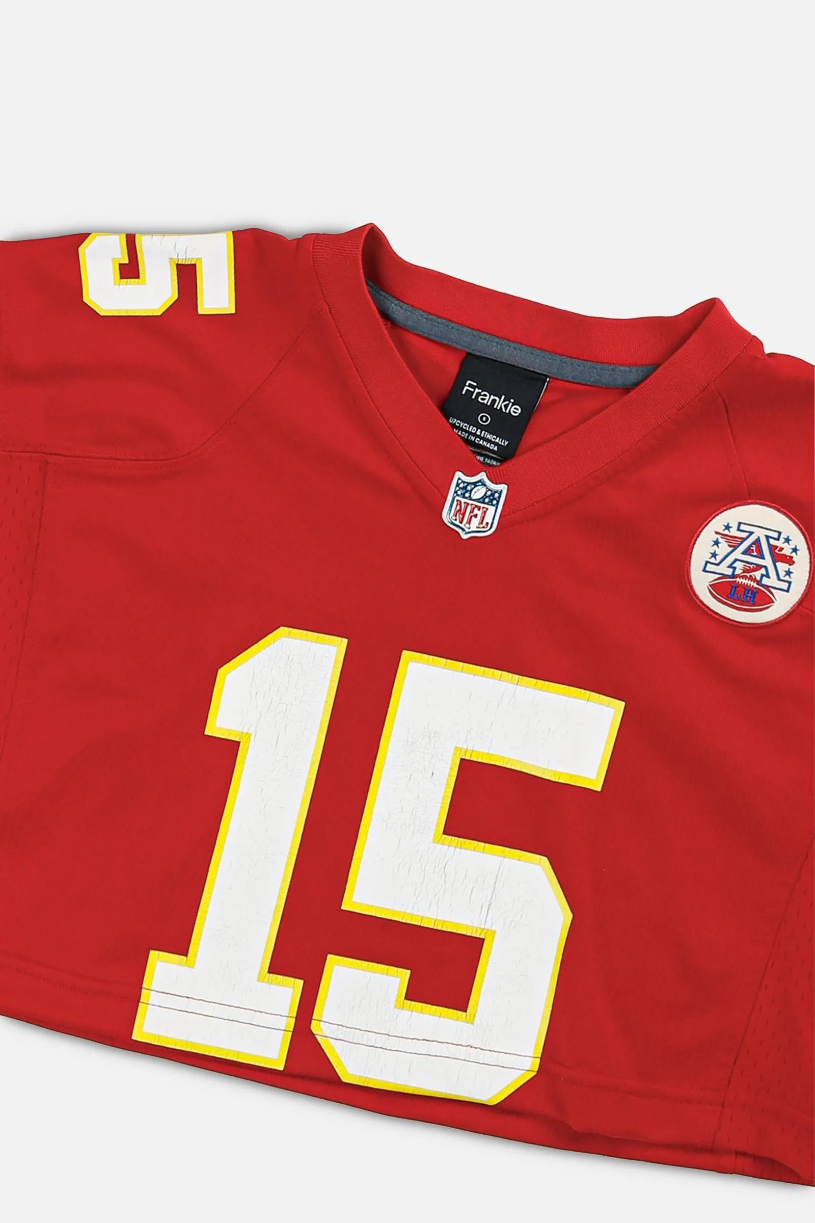 Rework Crop Kansas City Chiefs NFL Jersey - S