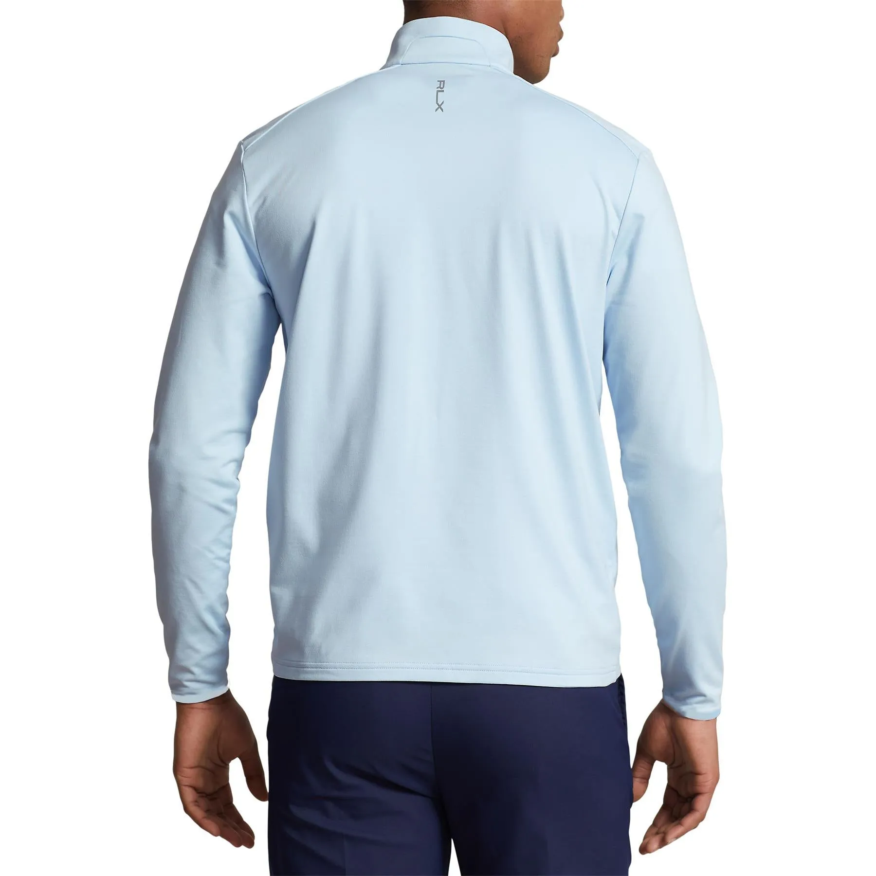 RLX Classic Fit Stretch Jersey Half Zip Mid Layer Oxford Blue - SS24