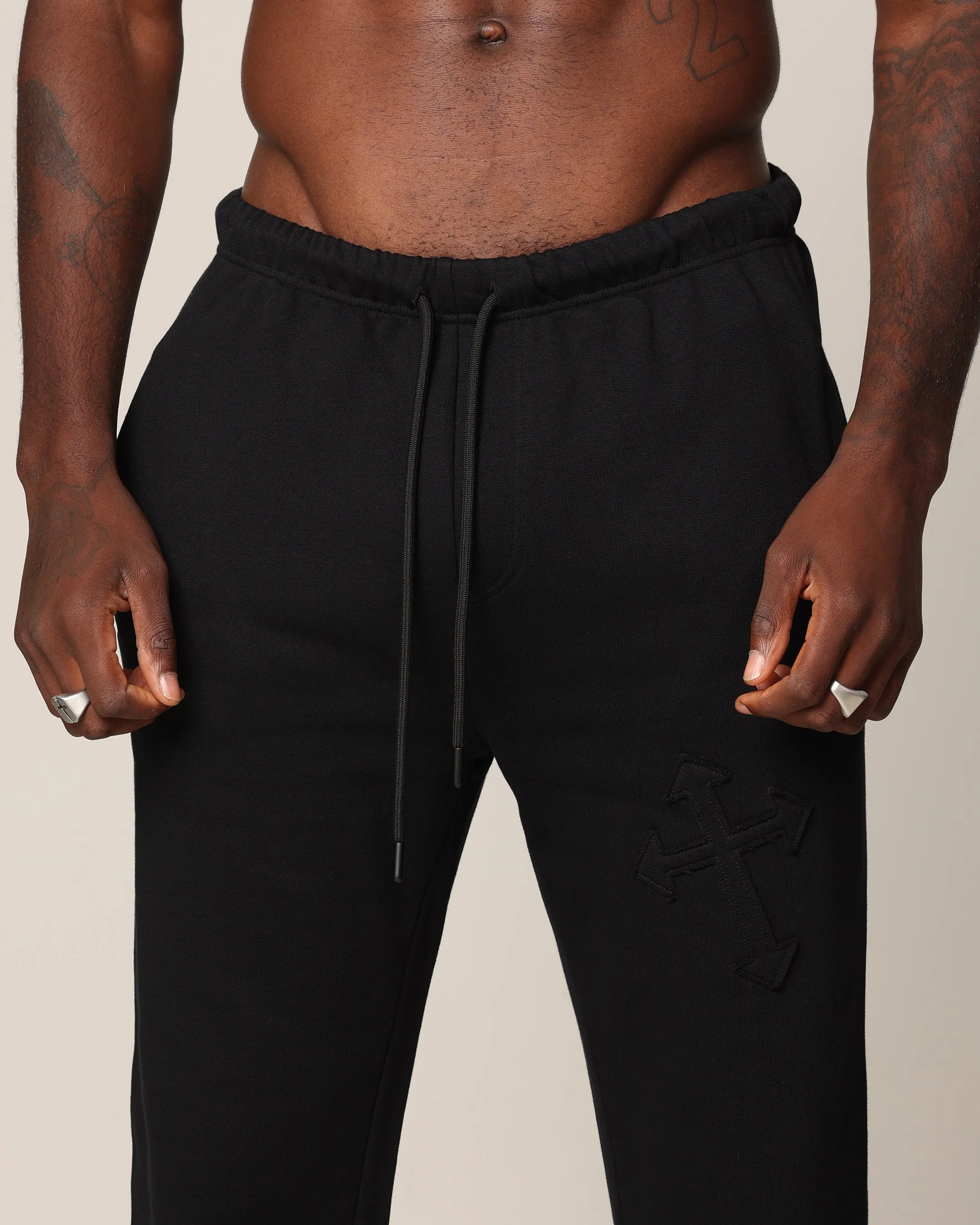 Saint Morta Sorrows Sweatpants Black