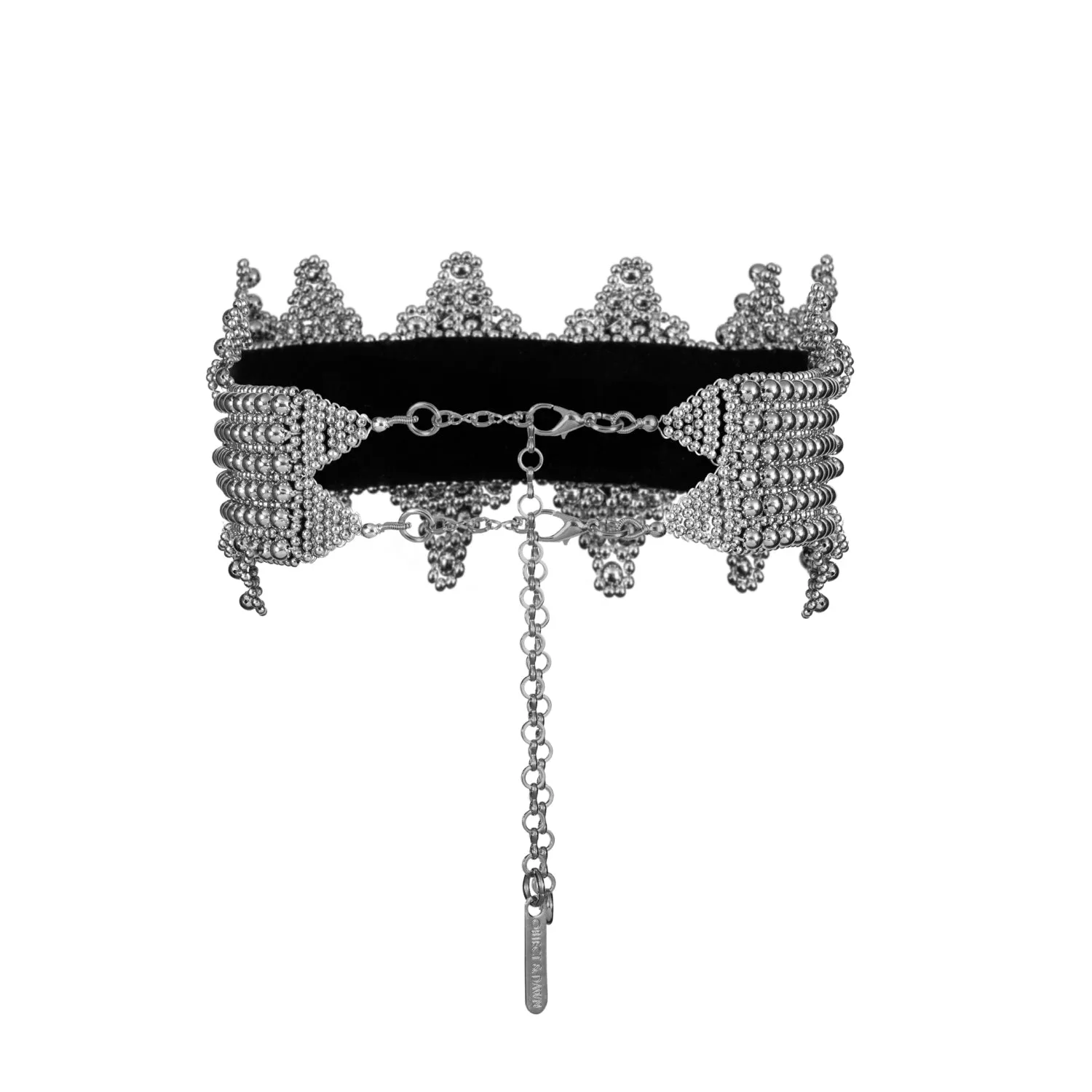 Sappho Crown in Silver with Reversible Clusters