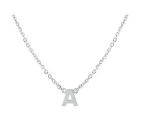 Single Initial Dainty Necklace