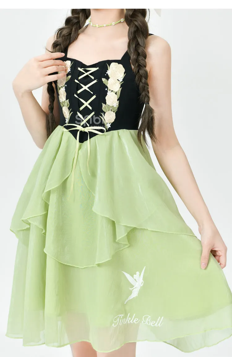 Spring Lovely Flower Girl Green Dress ON622