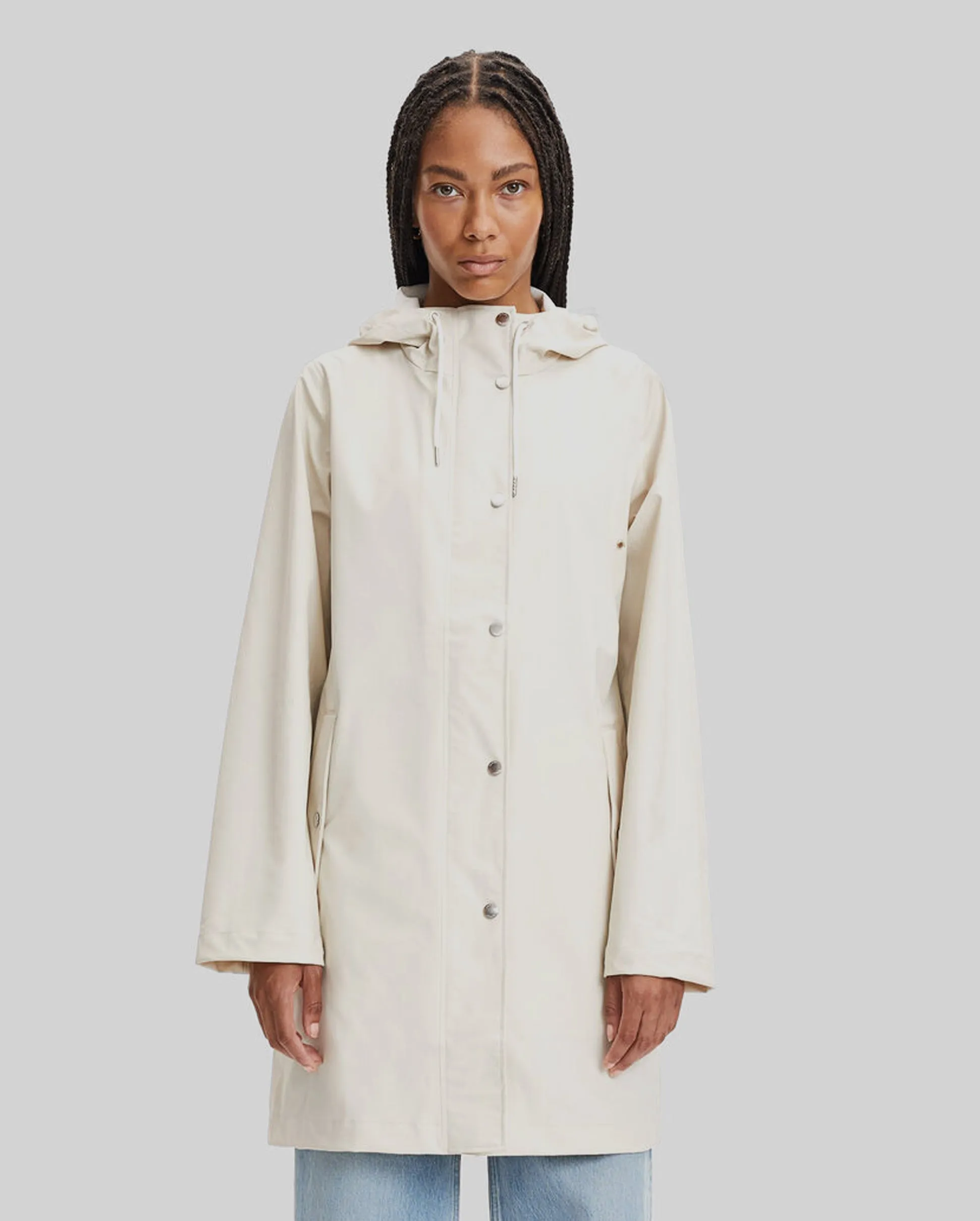 STALA STALA WATERPROOF RAINCOAT  / WARM WHITE