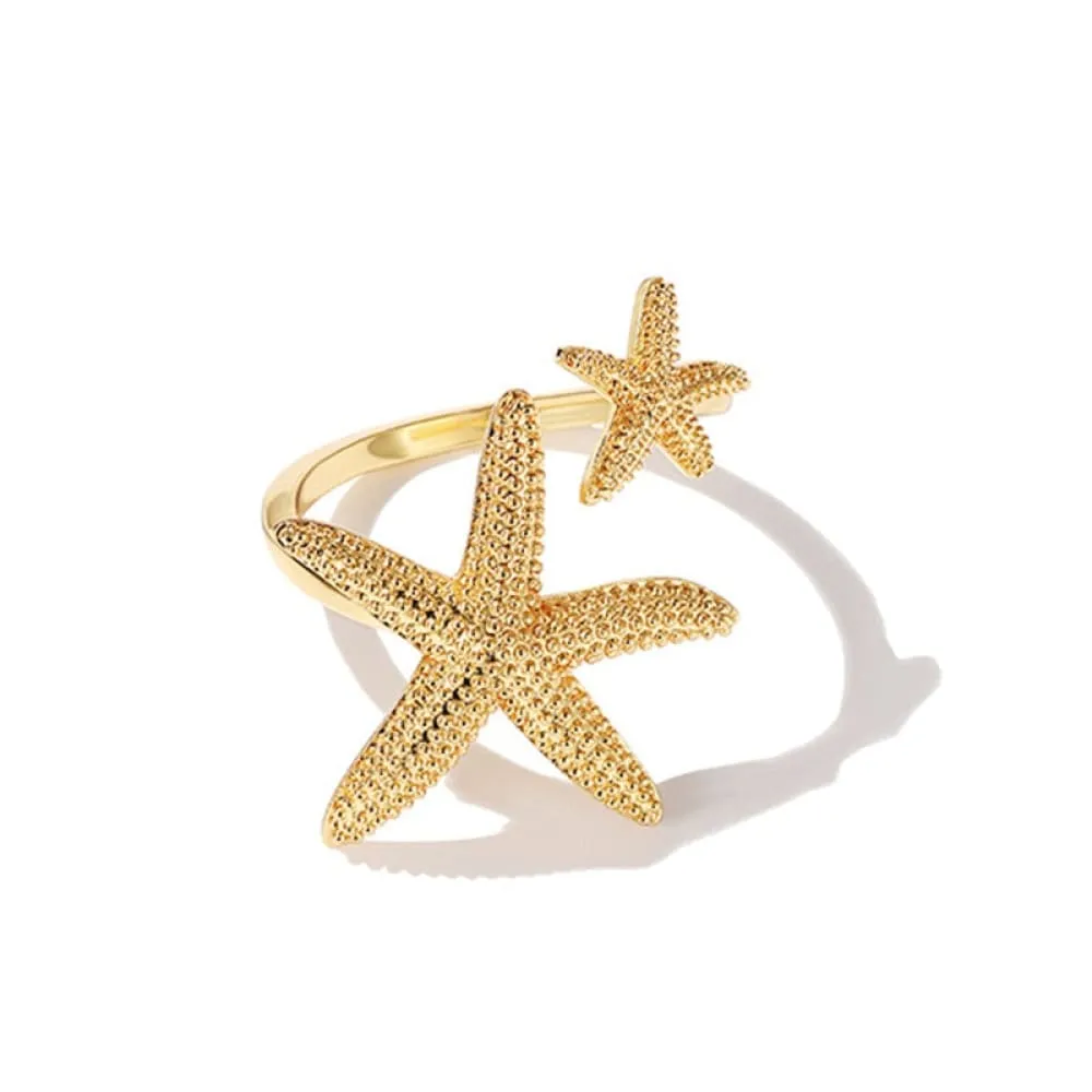 Starfish Ring Gold