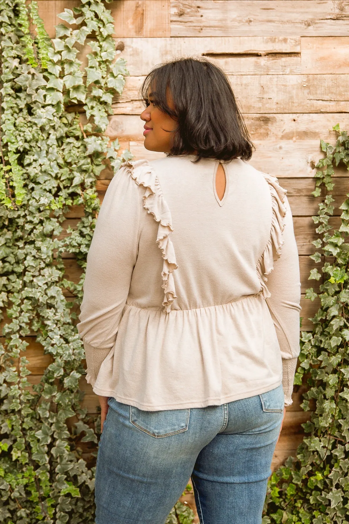 Sweet Confession Top In Seashell