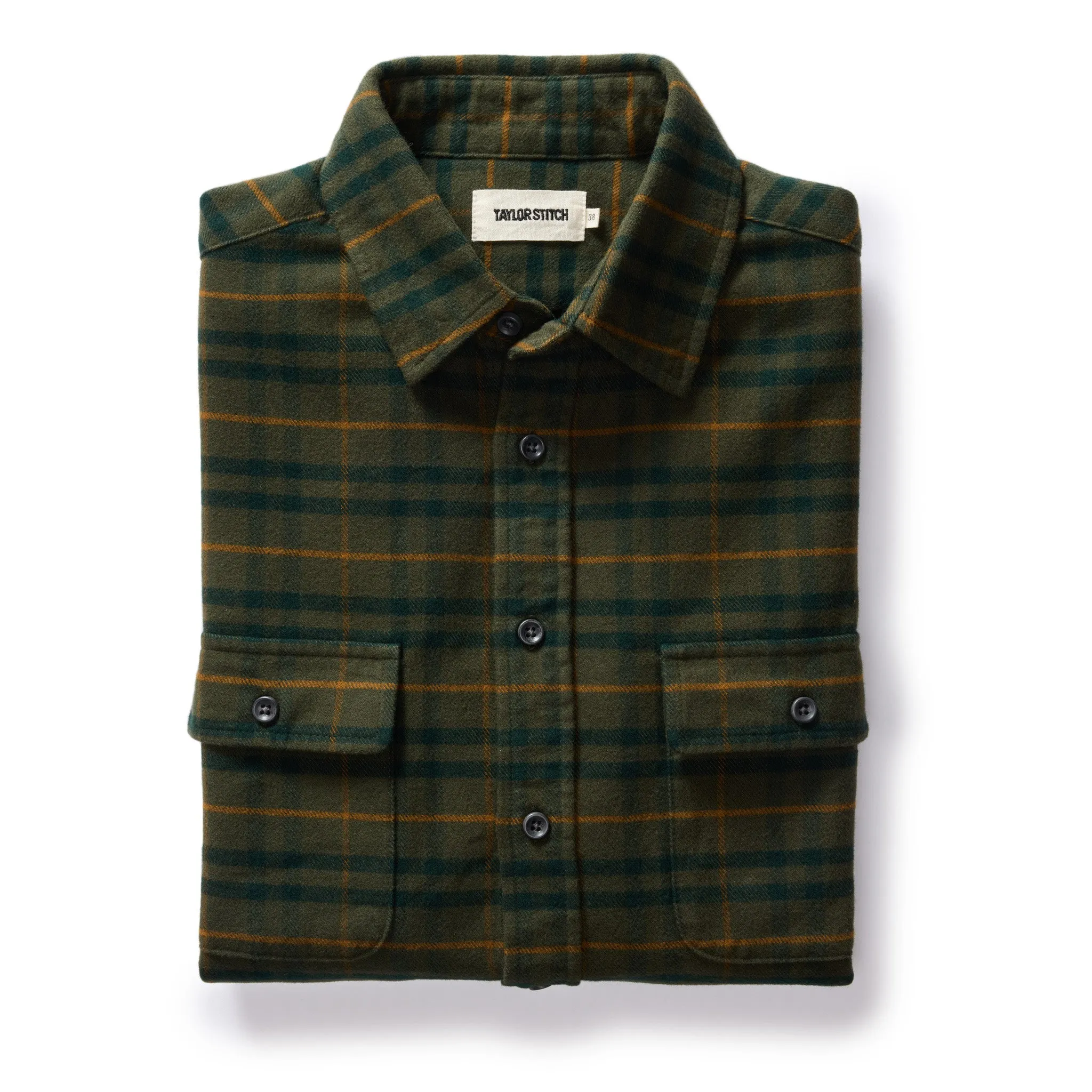 The Yosemite Shirt in Dark Forest Plaid