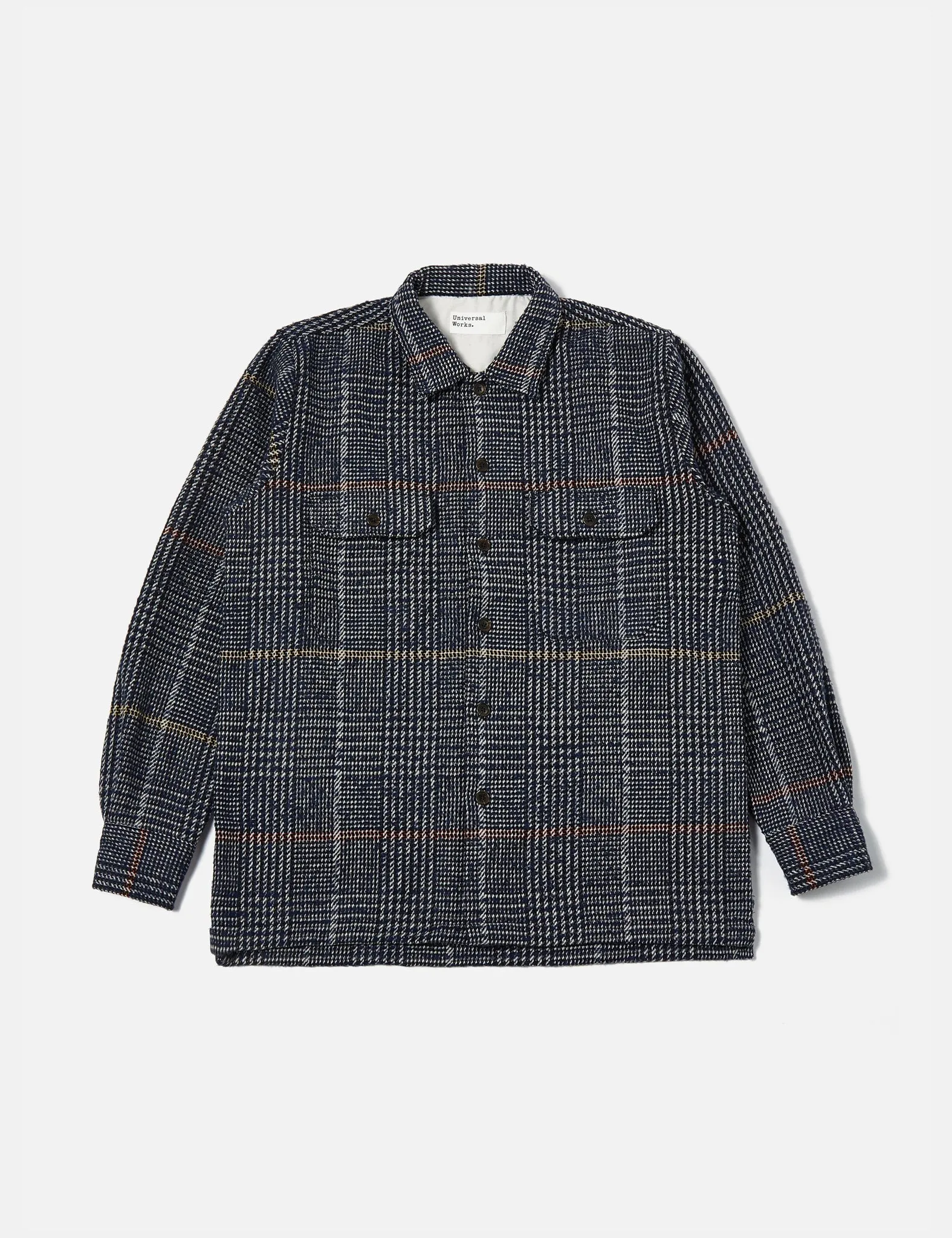 Universal Works Long Sleeve Utility Shirt - Navy Blue