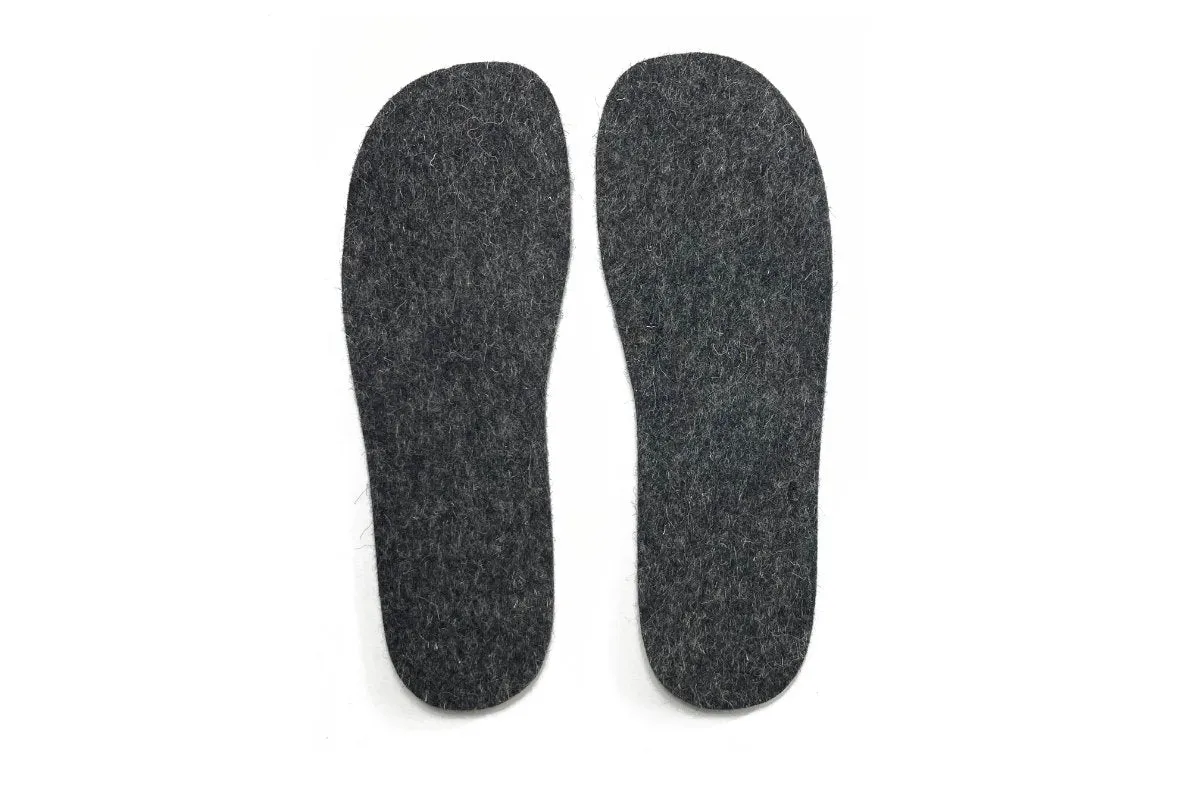 Women's Felt Insole - Charcoal